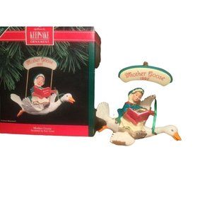 Hallmark Mother Goose Keepsake Ornament--1992-- Features Movement